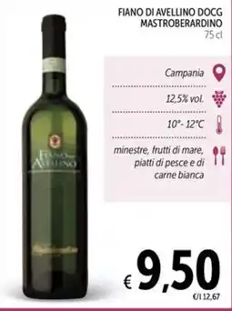 Spazio Conad Fiano di Avellino DOCG Mastroberardino offerta