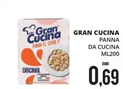 Mazzeo Supermercati Gran Cucina panna da cucina offerta