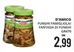 Mazzeo Supermercati D'Amico Funghi famigliola/Fantasia di funghi offerta