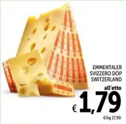Spazio Conad Emmentaler svizzero Dop Switzerland offerta
