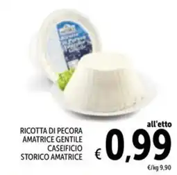 Spazio Conad Ricotta di pecora Amatrice Gentile offerta