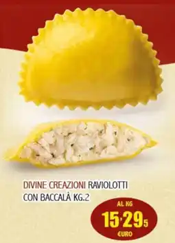 Big Food Divine Creazioni Raviolotti con Baccalà offerta