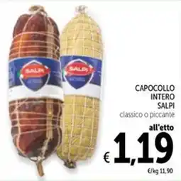 Spazio Conad Capocollo intero Salpi offerta