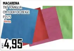 Big Food Macarena tnt tovaglia offerta