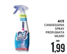 Mazzeo Supermercati Ace candeggina spray profumata offerta