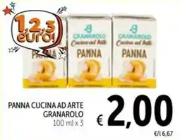Spazio Conad Panna cucina ad arte Granarolo offerta