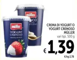 Spazio Conad Yogurt cremoso Müller offerta