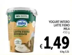 Spazio Conad Yogurt intero latte fieno mila offerta