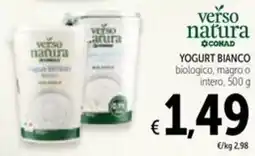 Spazio Conad Yogurt bianco Verso Natura offerta