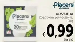 Spazio Conad Mozzarella Piacersi offerta