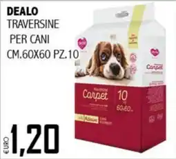 Big Food Traversine per cani Carpet offerta