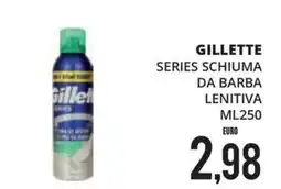 Mazzeo Supermercati Gillette series schiuma da barba lenitiva offerta
