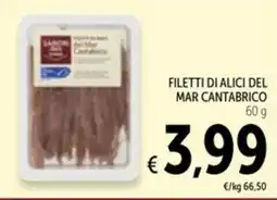Spazio Conad Filetti di alici del Mar Cantabrico offerta