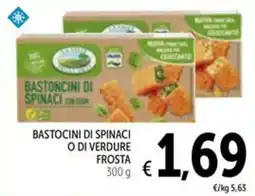 Spazio Conad Bastoncini di spinaci offerta