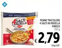 Spazio Conad Penne tricolore 4 salti in padella Findus offerta