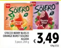 Spazio Conad Stecco Berry Bliss o Orange Burst Solero Algida offerta
