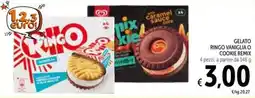 Spazio Conad Gelato Ringo Vaniglia o Cookie Remix offerta