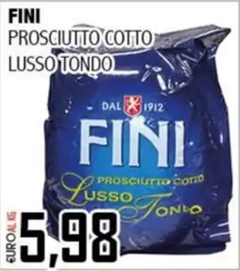 Big Food Fini prosciutto cotto lusso tondo offerta