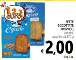 Spazio Conad Fette biscottate Monviso offerta