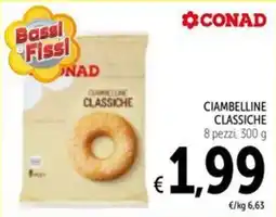 Spazio Conad Ciambelline classiche Conad offerta