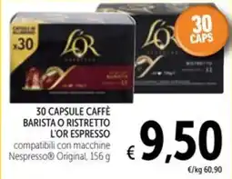 Spazio Conad Caffè Barista o Ristretto L'Or Espresso offerta