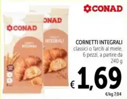 Spazio Conad Cornetti integrali Conad offerta