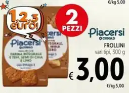 Spazio Conad Frollini Piacersi offerta