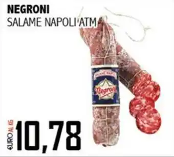 Big Food Salame Napoli ATM Negroni offerta