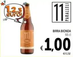 Spazio Conad 11 Parallelle Birra Bionda offerta