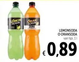 Spazio Conad Lemonsoda o oransoda offerta
