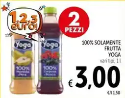 Spazio Conad Yoga 100% Solamante Frutta offerta