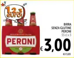Spazio Conad Birra senza glutine Peroni offerta
