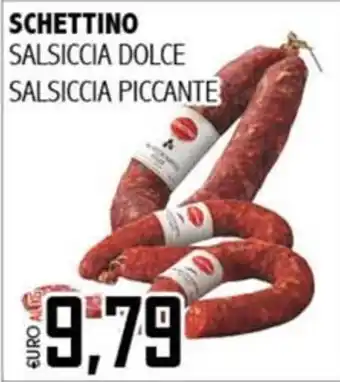 Big Food Schettino Salsiccia Dolce Salsiccia Piccante offerta