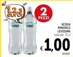 Spazio Conad Acqua minerale levissima naturale offerta