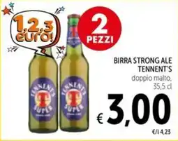 Spazio Conad Birra strong ale Tennent's offerta