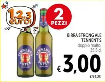 Birra strong ale Tennent's