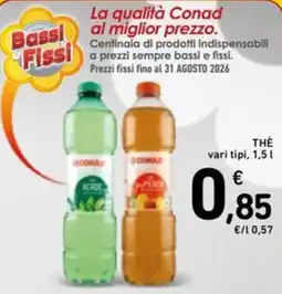 Spazio Conad Thè Conad offerta