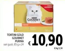 Spazio Conad Tortini Gold Gourmet Purina offerta