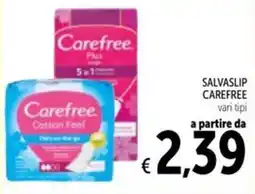 Spazio Conad Salvaslip Carefree offerta
