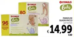Spazio Conad Conad Baby Pannolini offerta