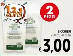 Spazio Conad Bicchieri verso natura offerta
