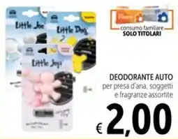 Spazio Conad Little Joy deodorante auto offerta