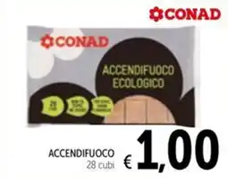 Spazio Conad Conad accendifuoco ecologico offerta
