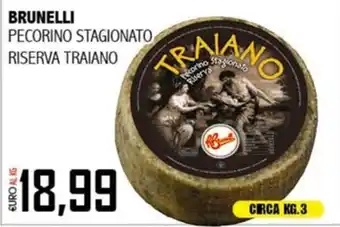 Big Food Pecorino stagionato riserva traiano offerta