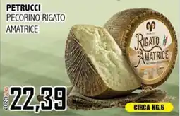Big Food Pecorino rigato amatrice offerta