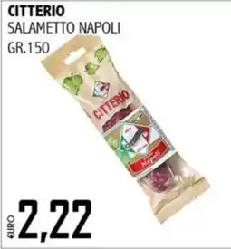Big Food Citterio Salametto Napoli offerta