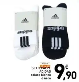 Spazio Conad Set 3 calze Adidas offerta