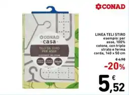 Spazio Conad Conad casa telo da stiro per asse offerta