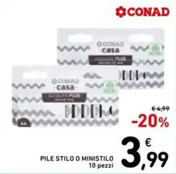 Spazio Conad Pile Conad casa offerta