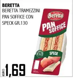 Big Food Beretta tramezzini pan soffice con speck offerta